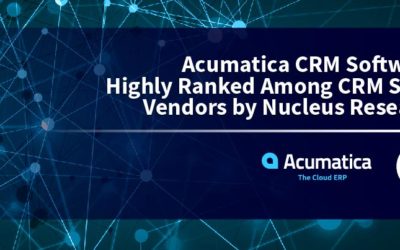 Yet Again Acumatica Ranked High By Nucleus Research